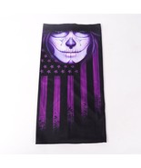 American Flag Candy Skull Neck Gaiter Face Mask Scarf Doo-Rag Bandanna P... - $16.83