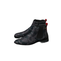Men TAYNO Chelsea Chukka Micro Suede Soft Comfortable Boot Victorian Black Gray image 8