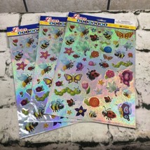 Laser Stickers Butterflies Bumble Bees Lot of 3 Packages  - £7.76 GBP