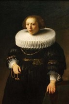 Woman with a Ruff Collar by Rembrandt Van Rijn - Art Print - £17.17 GBP+