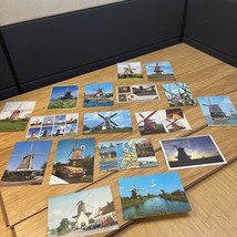 Vintage Lot of 17 Holland Windmill Flowers Postcards International Trave... - $14.85