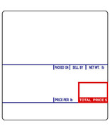 CAS LP-1000 #8020 UPC, Ingredient Thermal Labels - $95.72 CAD