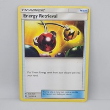 Pokemon Energy Retrieval Sun &amp; Moon 116/149 Uncommon Trainer - Item TCG Card - £0.79 GBP