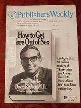 PUBLISHERS WEEKLY Book Trade Journal Magazine February 18 1974 Louis Auchincloss - £12.81 GBP