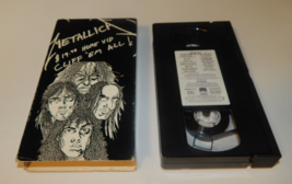 Metallica $19.98 Home Vid Cliff &#39;em All! VHS Used - £10.14 GBP