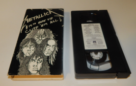 Metallica $19.98 Home Vid Cliff &#39;em All! VHS Used - £9.76 GBP