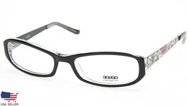 New Bongo B Mila Blkcry Black Crystal Eyeglasses Glasses Frame 50-16-135 B25mm - £19.08 GBP