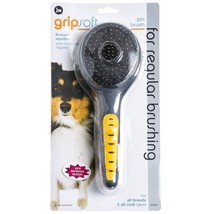 JW Pet GripSoft Pin Brush for Regular Brushing - Large - £8.72 GBP