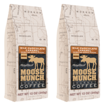 Harry And David Milk Chocolate Caramel Moose Munch Coffee - 2 bags 12 oz... - £16.76 GBP