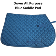 Dover All Purpose Blue English Saddle Pad USED image 2