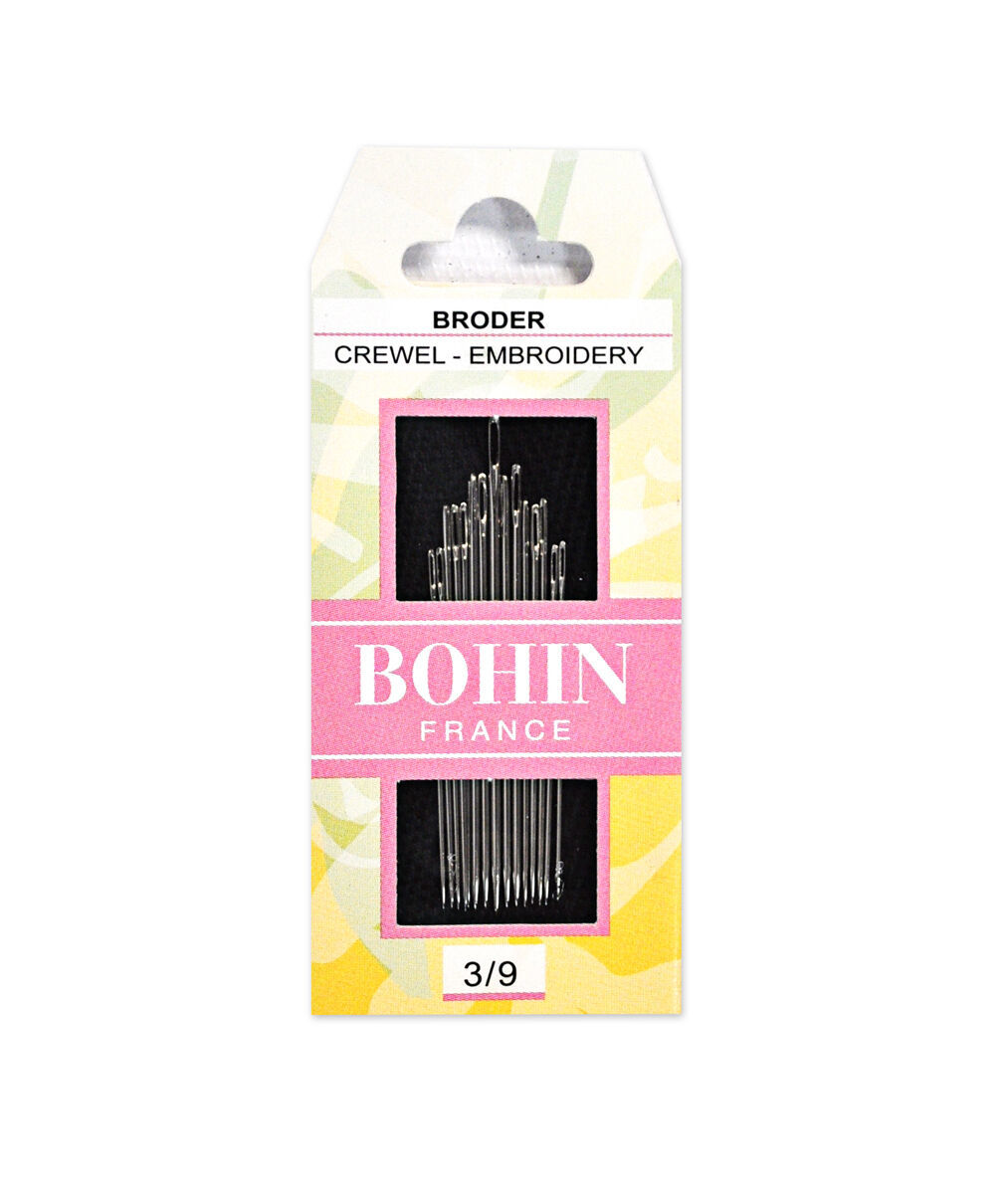 Bohin France Crewel Embroidery Needles Sizes 3/9 - $5.95