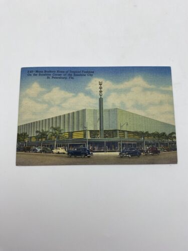 Primary image for Vtg Postcard Maas Bros Home Of Tropical Fashion St. Petersburg Florida 1952
