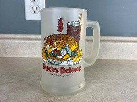 Ducks Deluxe 1988 In Over Our Heads Frosted 16 Fluid Ounce D Handled Mug - £4.64 GBP