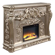 Sorina 66&quot; Fireplace, Antique Silver Finish - $2,404.00