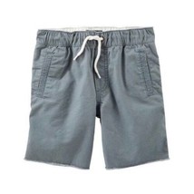 Boys Shorts Oshkosh Gray Elastic Waist Knit Shorts-sz 4/5 - £5.44 GBP