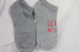 Ladies 2 pr. Low-Cut Socks (new) WI:NE O&#39;CLOCK - GRAY - £7.45 GBP