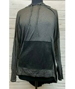 Karen Kane Midnight Sun Colorblock Hoodie Hooded Sweatshirt Gray Size 2X... - $707.73 MXN