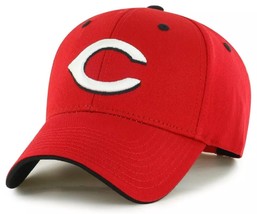 Cincinnati Reds MLB Fan Favorite Red Basic MVP Hat Cap Adult Men&#39;s Adjustable - £18.31 GBP