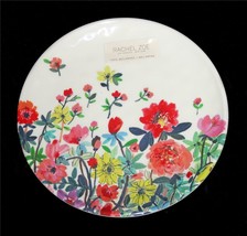 4 Rachel Zoe Colorful Flowers 1/4&quot; Thick HVY DUTY Melamine 10.5&quot; Dinner ... - £39.95 GBP