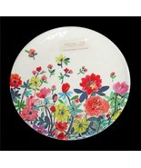 4 Rachel Zoe Colorful Flowers 1/4&quot; Thick HVY DUTY Melamine 10.5&quot; Dinner ... - $49.99