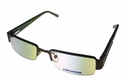 Converse Ophthalmic Mens Rectangle Bottom Rimless  Brown Metal Frame Slide Film - £28.76 GBP