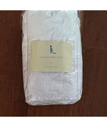 Pottery Barn Kids Light Pink Check Gingham Crib Skirt Addison Nursery De... - $18.79