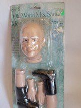 1996 Syndees Crafts Doll Kit Old World Mrs Santa Parts + Pattern Head Ha... - $9.90