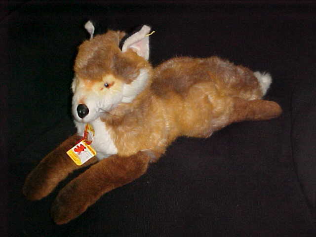 Primary image for 28" Steiff  Molly Fuzzy Fox Plush Stuffed Toy With Tags Number 0347/55 