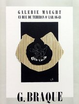Georges Braque 1, Lithograph &quot;Maeght Galerie&quot; Art in posters - £32.07 GBP