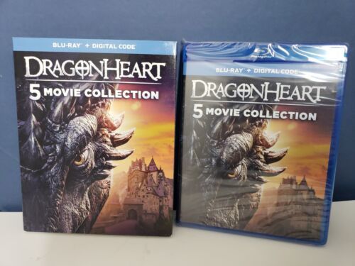 Dragonheart 5-Movie Collection W SLIP Cover Bluray Dennis Quaid NEW Digital Copy - $19.69