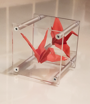 4 Tsuru, amuleto de Protección, felicidad y salud | Regalo | Pájaro de Origami - £78.24 GBP