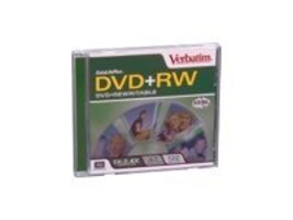 Verbatim DVD+RW 4.7GB Branded with Jewel Compat. with HP &amp; Dell DVD+RW (... - $4.94