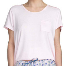 Hanes Womens Solid Short Sleeve Top Size Medium Color Pink - £31.79 GBP