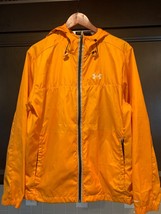 Under Armour Storm Coldgear Men&#39;s Shell Jacket Orange Size Medium NEW - £26.93 GBP