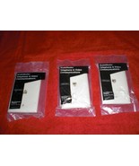 Trade Master Flush Mount Telephone Wall Plate Jack Outlet Cover Lot Of 3... - £7.83 GBP