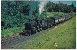 Postcard Train Delaware &amp; Hudson 810 Camelback Consolidation French Moun... - £3.93 GBP