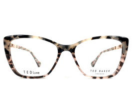 Ted Baker Luxe Eyeglasses Frames TLW006 IVO Ivory Tortoise Cat Eye 54-17... - $173.24