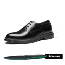 5/7cm Classic Mens Derby Shoes Platform Height Increase Men Dress Shoes Formal S - £76.47 GBP