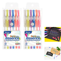 12 Gel Pens Pastel High Quality Fine Points Pen Adult Kids Coloring Books - £11.05 GBP
