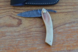damascus 100% handmade beautiful folding knife From The Eagle Collection Mk988p8 - £27.45 GBP