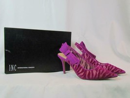 NIB INC International Concepts Stiletto High Heel Purple Zebra Mesh Pump 8.5 M - £48.06 GBP