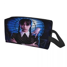 Travel Horror Movie Wednesday Addams Toiletry Bag Cute Comedy Cosmetic Makeup Or - £48.76 GBP