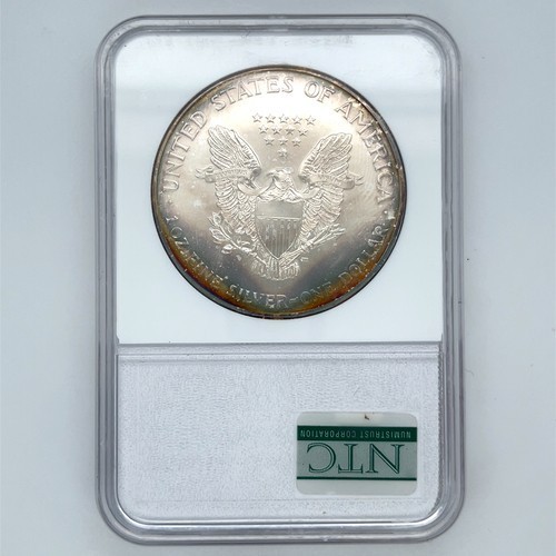 2001 U.S. Silver Eagle 1oz Pure silver WTC Ground Zero Recovered Historic Item image 4