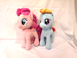 My Little Pony Aurora World 10&quot; Pinkie Pie Pony Plush + 10&quot;  Rainbow Dash - $17.82