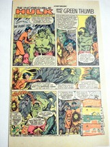 1976 Ad The Incredible Hulk and the Green Thumb Hostess Fruit Pies - $7.99