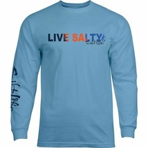 Salt Life Live Salty Mens Long Sleeve Graphic T-Shirt - XL &amp; Large - NWT - £18.75 GBP
