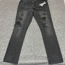 Vintage Rustic Dime Jeans Men 36x33 Black Faded Distressed Tapered Denim... - $345.09 MXN