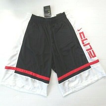Nike Men ELITE Basketball Shorts - CV4888 - Black White 011 - Size S - NWT - £23.45 GBP