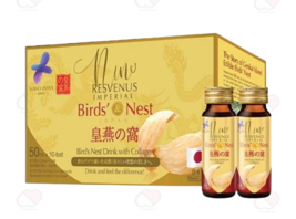 Nano Japan Nano Bird&#39;s Nest w/ Collagen-Skin Cell Repair &amp; Metabolism 50ml x 10s - £71.71 GBP