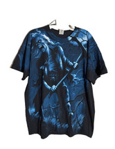 2007 Iron Maiden AOP shirt Very Unique Eddie - Iron Maiden Blue Shirt - £197.04 GBP